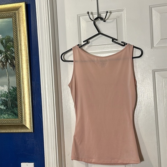 Women’s Spanx by Sara Blakely Hide and Sleek Pink Lace Top Tank Size Medium - Picture 5 of 7